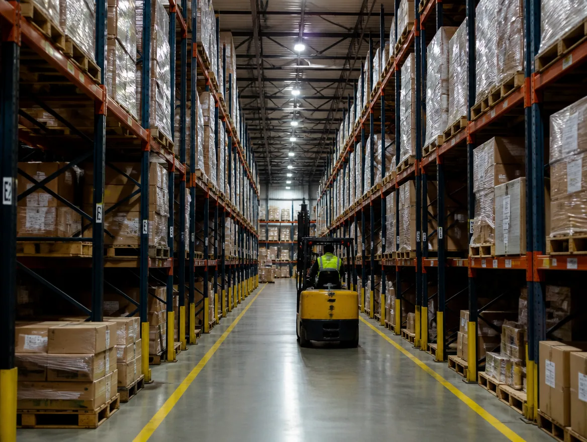 Warehouses lit with new LED fixtures