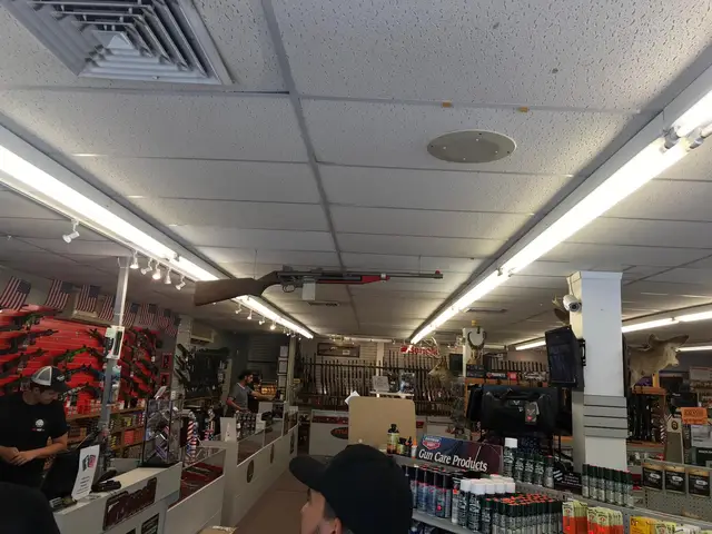 Benson's Gunshop, before the LED upgrade, photo 2