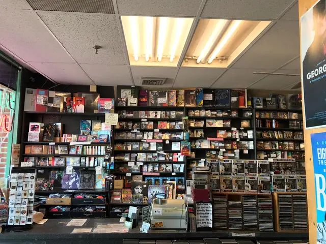 Mr. Cheapo CD & Record Exchange, before the LED upgrade, photo 2