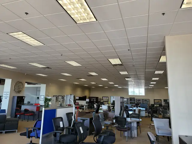 Office Furniture Direct, before the LED upgrade, photo 1