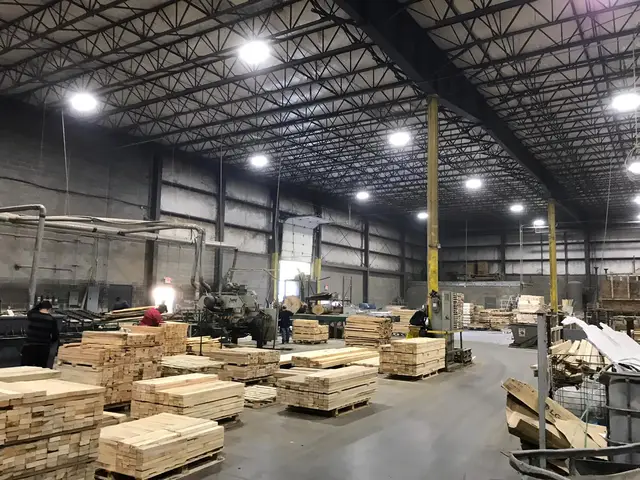 Pallets R Us, Bellport, after the LED upgrade, photo 5