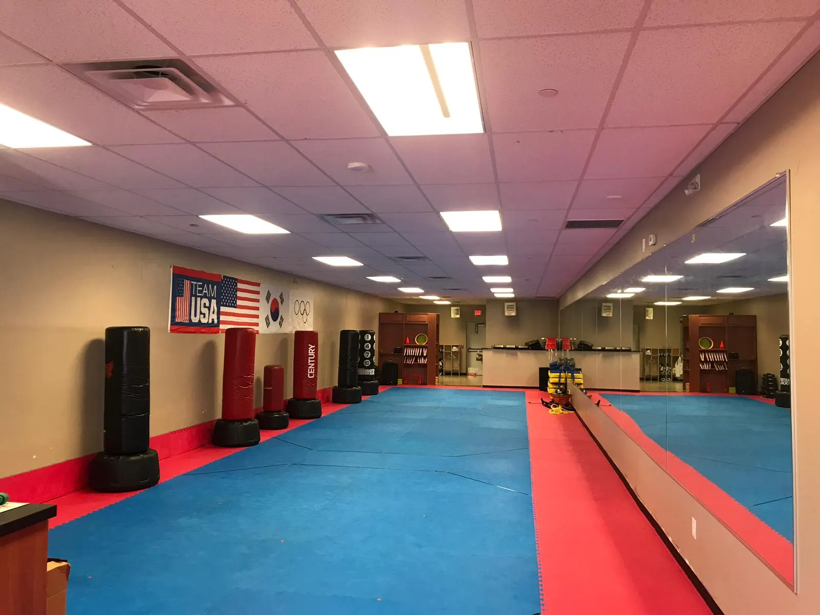 Ultimate Taekwondo of Selden, before the LED upgrade